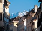 miniatura Dolomity nad miastem