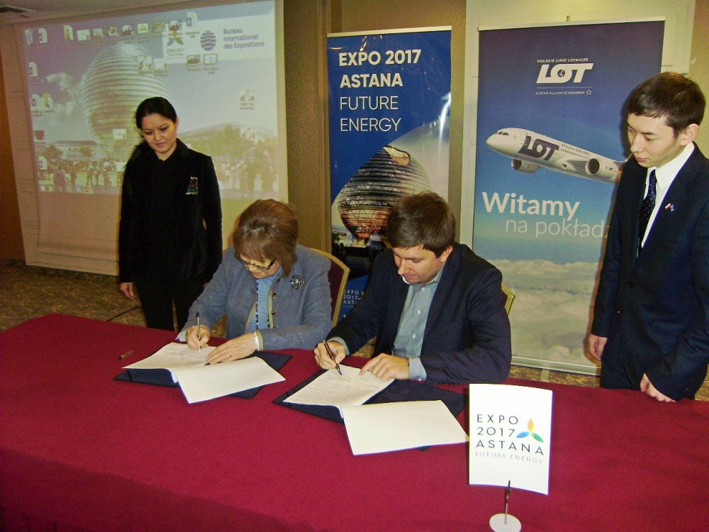LOT i LOT Travel zostały oficjalnymi partnerami Astana EXPO 2017, fot. JEN - 1