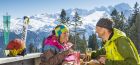 miniatura Jedzenie z widokiem na góry w Górnej Austrii