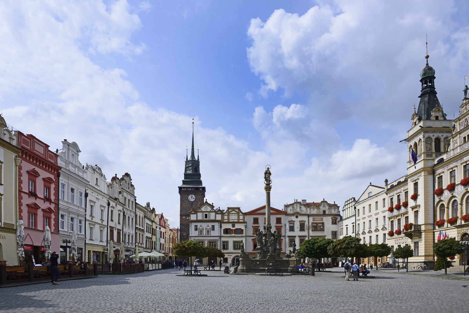 Pardubice, Plac Pernštejnski. Fot. Archiwum TO Pardubicko