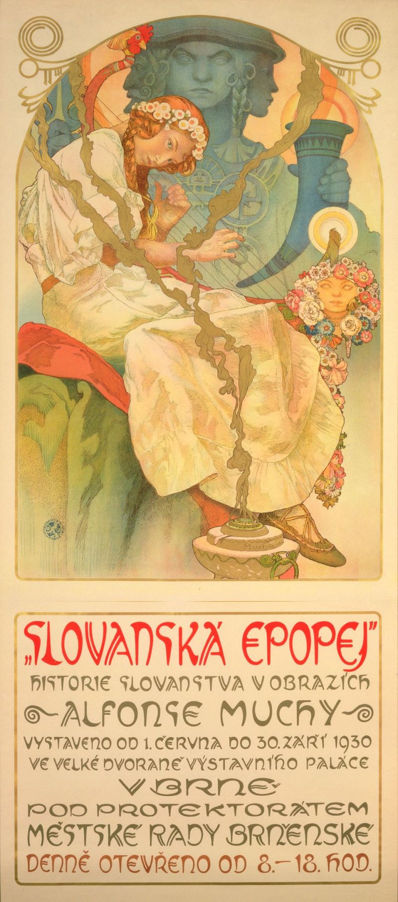 Slav Epic poster . Fot. NADACE MUCHA MUCHA FOUNDATION