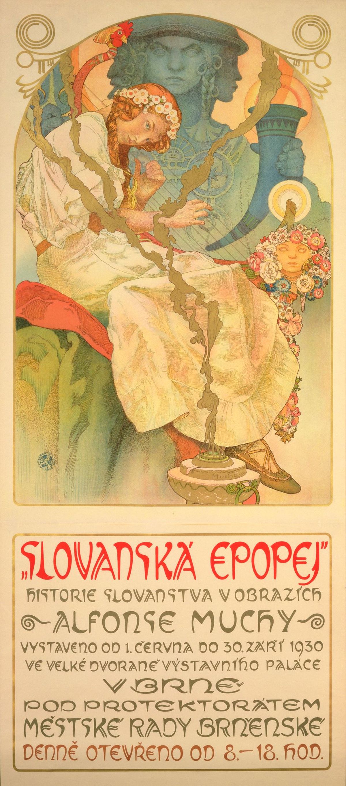Slav Epic poster . Fot. NADACE MUCHA  MUCHA FOUNDATION