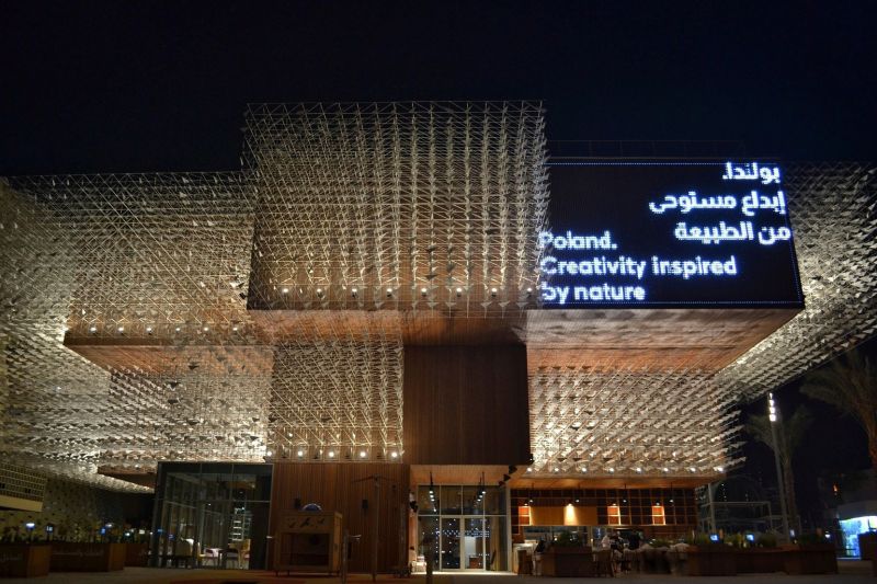 Polski pawilon na Expo 2020 w Dubaju. fot. PAIH